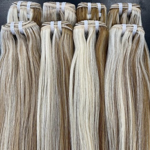 Extensiones de Cabello Humano Liso Color Piano, Gran Oferta de hasta 20%, Extensiones de Cabello Humano Listas para Enviar - Product Image 1