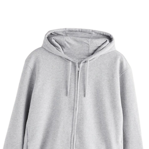 เสื้อฮู้ดแบบสวมหัว สีเทาอ่อน ซิปแบบรูดขึ้น ใส่ได้ทั้งชายและหญิง เหมาะสำหรับฤดูหนาว ผ้าฟลีซเนื้อนุ่ม สวมใส่สบาย สไตล์ลำลอง ซิปเต็มตัว - Product Image 5