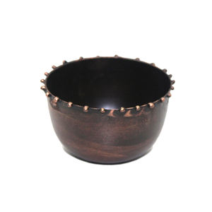 Highest Design Iron Round Shape Food Serving <b>Bowl</b> Ith Base <b>Silver</b> Finished Kitchen & Tabletop Serving & Decorative <b>Bowls</b> - Product Image 6