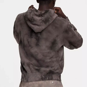 Dernière conception fabriquée au Pakistan Street Wear hommes Stone Washed Hoodies Basics coton mélangé en gros hommes Stone Washed Hoodies - Product Image 2