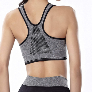 Professional Plus Size High Support Breathable Quick Dry Yoga <b>Sports</b> <b>Bra</b> Simple <b>V</b>-<b>neck</b> Custom Colors Sizes OEM Service New - Product Image 6