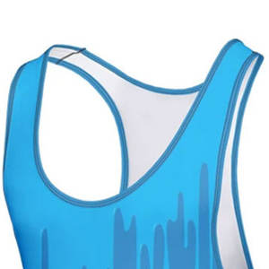Nouveau Design OEM Service Plus Size Wrestling Singlet Personnalisé 100% Polyester Wrestling Singlets - Product Image 6