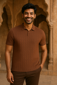 100% T-shirt en tissu sergé de polyester organique doublure de chaîne à séchage rapide entièrement extensible absorbant l'humidité dimensionnelle hexagonale pour - Product Image 2