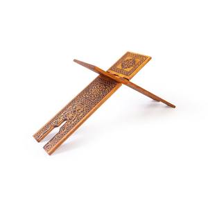 Atril de Madera Extra Grande Estilo Seljuk con Patrón Quemado TS010 para Mobiliario de Biblioteca en Stock - Product Image 2