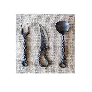 Top Vente À La Main Décoratif Royal Argent Fini Brillant Poli Forgé À La Main Couverts Couverts Ensemble pour La Cuisine À Domicile - Product Image 6