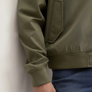 Wholesale <b>Men's</b> Professional Winter <b>Green</b> Bomber Jacket with Custom Logo <b>Top</b> New Design Stand Collar Jacket for <b>Men</b> - Product Image 4