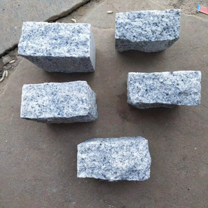Best Quality Granite White Cobblestone Paver <strong>Stone</strong> Flamed Finish Natural Cobble for <strong>Driveway</strong> Hotel Park Application <strong>Pebble</strong> Type
