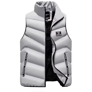 Blouson Bomber Chauffant Réversible Imperméable à Capuche pour Homme, Modèle Hiver Urbain, Couleur Unie, Personnalisable avec Logo, Chaud et Tendance - Product Image 4