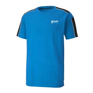 เสื้อทีเชิ้ตแนวสตรีทผ้าคอตตอน/ใยไผ่สำหรับผู้ชายเสื้อผ้าลำลองมีโลโก้ออกแบบได้ตามต้องการ - Product Image 3