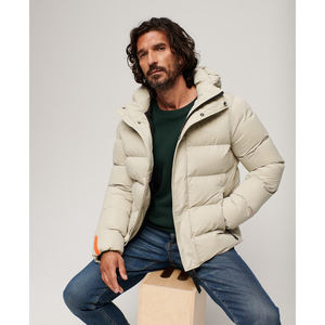 Col à capuche confortable utilisation en extérieur doudoune meilleure vente hommes doudoune mode porter hommes doudoune - Product Image 1