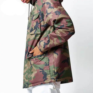 Chaqueta Cortavientos Deportiva Personalizada para Hombre, de Lona, para Actividades al Aire Libre, Impermeable, Térmica, con Cuello Alto y Logotipo Frontal - Product Image 4