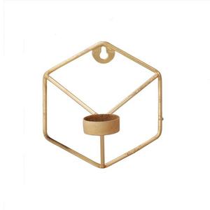 Bougeoirs décoratifs de T-Light de fer avec le revêtement de poudre noire fini pour le bougeoir à la maison de T-Light de décor - Product Image 4