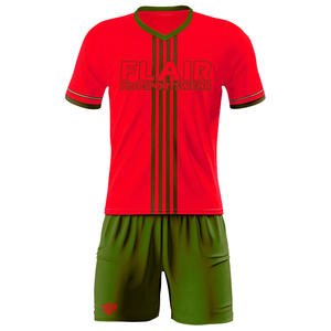 Kits de fútbol retro de diseño personalizado, uniformes de camiseta de fútbol para niños y hombres de alta calidad, conjuntos superiores de moda, servicio OEM para - Product Image 6