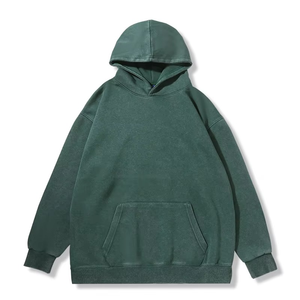 Sweat-shirt épais personnalisé de haute qualité, sweat à capuche vierge, vêtements de sport, pulls à capuche amples à épaules dénudées pour hommes - Product Image 5