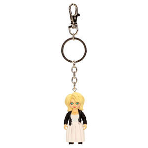 Porte-clés Chucky 3D mignon style anime, personnalisé en métal, PVC, acrylique, caoutchouc, lumineux, pour Tiffany de Bride of Chucky - Product Image 1