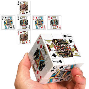 Cubo de Rubik Educativo 3x3 de PVC para Niños, Empaquetado en Caja, Similar a las Cartas de Póker - Product Image 1