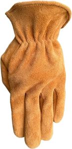 Cuir de vachette véritable construction d'une durabilité exceptionnelle, jardinage, Ranch Wear Gants de travail renforcés réglables - Product Image 5
