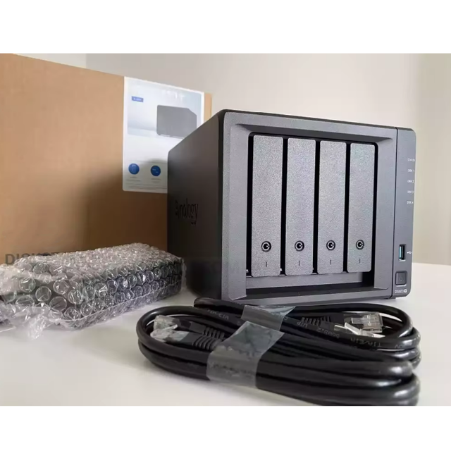 DS923+ PLUS 4G NAS 4-Bay DiskStation Network Cloud Storage Server Small Business Home Office Data Management Storage