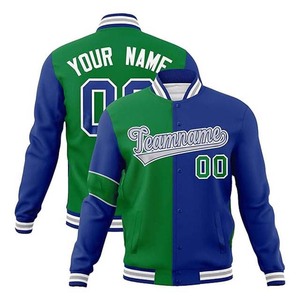 Veste de baseball légère 100% coton personnalisable Letterman Bomber Coat pour hommes toile tissu pour les sports universitaires - Product Image 4