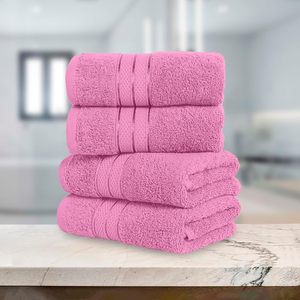 Hot Sale Luxury Turkish Cotton 4-Piece <b>Bath</b> <b>Towel</b> <b>Set</b> Eco-Friendly Super Soft Highly Absorbent for Face Hand for Bathroom Shower - Product Image 5