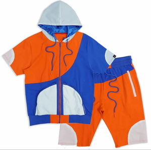 Ensemble de shorts coupe-vent décontractés de qualité supérieure personnalisés pour hommes et femmes, respirant, séchage rapide, anti-plis, en nylon/polyester, service OEM - Product Image 2