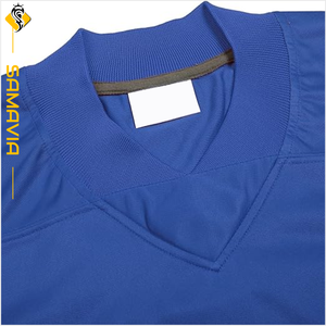 Camiseta de fútbol americano Equipo Camiseta de fútbol americano Tela de poliéster Uniforme personalizado Top Listo para enviar - Product Image 3