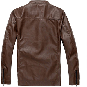 Veste en cuir pour homme la plus populaire, de haute qualité, personnalisée, fabriquée au Pakistan, imperméable, respirante, coupe-vent, avec logo frontal - Product Image 1