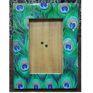 Cadre photo horizontal en MDF fait main, couleur et forme personnalisées, pour tailles 4x6 et 5x7, décoration et accessoires haut de gamme - Product Image 6