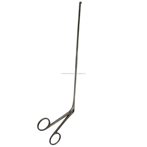 Lore Pince à tissus subglottique angulaire, ensemble d'instruments chirurgicaux ORL en acier inoxydable, outil manuel de laryngologie, CE, usage hospitalier - Product Image 5