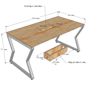 Modern Minimalist 160x80 Steel Leg <b>Office</b> Conference <b>Table</b> for Hotel & <b>Office</b> Use-HBMC009 - Product Image 5