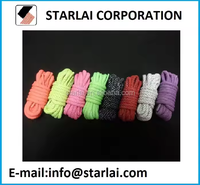 Lacets en polyester réfléchissants extra durables personnalisés, ajustement parfait pour les baskets de marche en extérieur, lacets élastiques imprimés sur mesure