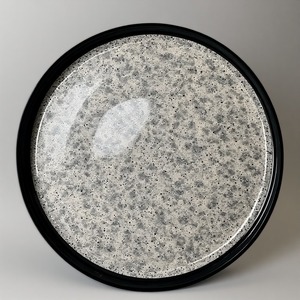 Placa de cargador de resina ondulada de oro bruñido, diseño Art Deco de ondas circulares texturizadas, ligero PARA CENA DE BODA Interior moderna - Product Image 3