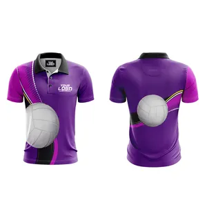 OEM Customized logo Plam Printing Golf Sublimation Drop Shoulder Polyester Men Performance Polo T Shirt Manufacture