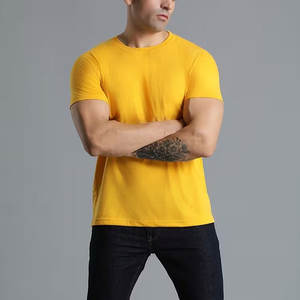 Camisetas para hombre con diseño de cuello redondo personalizado de talla adulta/camisetas de manga corta 100% de algodón hechas con material para hombre - Product Image 3