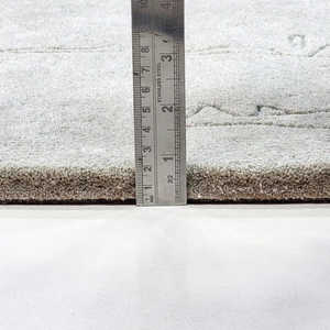 Modern Abstract Neutral Area Rug Eco-Friendly and Pet-Friendly Minimalist Textured Design <b>Carpet</b> for Living Room & Hotel - Product Image 3