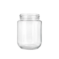 Vente en gros 730ml vide clair rond de qualité alimentaire joint bocal de stockage en verre confiture Sauce conserves de cornichons bocal en verre personnalisé