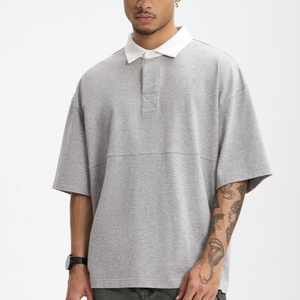 เสื้อโปโลเสื้อโปโลลำลองสำหรับผู้ชายเสื้อโปโลโลโก้ออกแบบได้ตามต้องการสำหรับผู้ชาย - Product Image 1