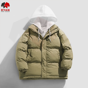 Veste d'hiver longue à capuche personnalisée Ryan Pro Gear pour unisexe, tissu en nylon/coton/spandex/polyester, imperméable personnalisé - Product Image 3