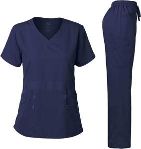 Uniformes médicos cómodos de nueva moda para mujer, Joggers elásticos suaves, conjuntos rectos, trajes de enfermería para mujer - Product Image 1