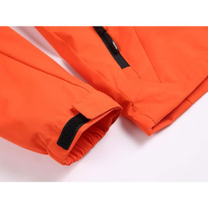 Hexqion Industrial High Quality Canvas Stand Collar Front Logo Waterproof Breathable Hooded Men's <b>Slim</b> <b>Fit</b> Winter Casual Bomber - Product Image 4