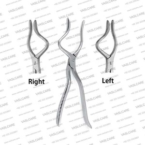 ROWE disimpaction Forceps ซ้าย230มม. Rowe disimpaction Forceps ขวา230มม. สแตนเลสเยอรมันเครื่องมือศัลยกรรมพลาสติก vaslcare - Product Image 6