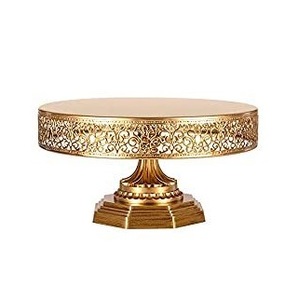 High-quality stylish metal <b>cake</b> <b>stand</b> with <b>marble</b> top for dessert displays and charming party settings - Product Image 6