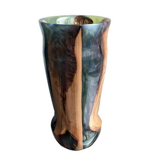 Vase à fleurs en bois écologique multi-formes moderne, best-seller, pour la décoration de la maison et du jardin, avec un design tendance - Product Image 2