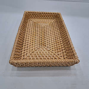 Ensemble de 6 paniers de rangement en rotin pour salle de bain, boîtes en rotin, paniers tissés, organisateurs en bois pour linge, serviettes et bouteilles, accessoires de salle de bain - Product Image 3