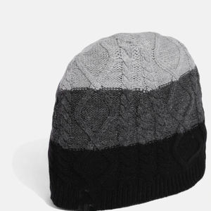 Gorro personalizado unisex acrílico 146 Waffle Skullies, logotipo de parche de cuero teñido liso, gorro de invierno tejido, gorro de pescador, gorro acrílico unisex - Product Image 5