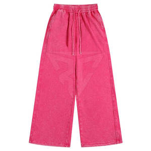 Pantalon sur mesure délavé à l'acide pour hommes, taille adulte, meilleure vente de pantalon délavé à l'acide pour hommes de marque privée de bonne qualité - Product Image 1