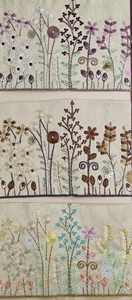 Hecho a medida con cordones bordados a máquina de diseño floral étnico y en varios colores para ropa de mujer y para fines de reventa. - Product Image 3