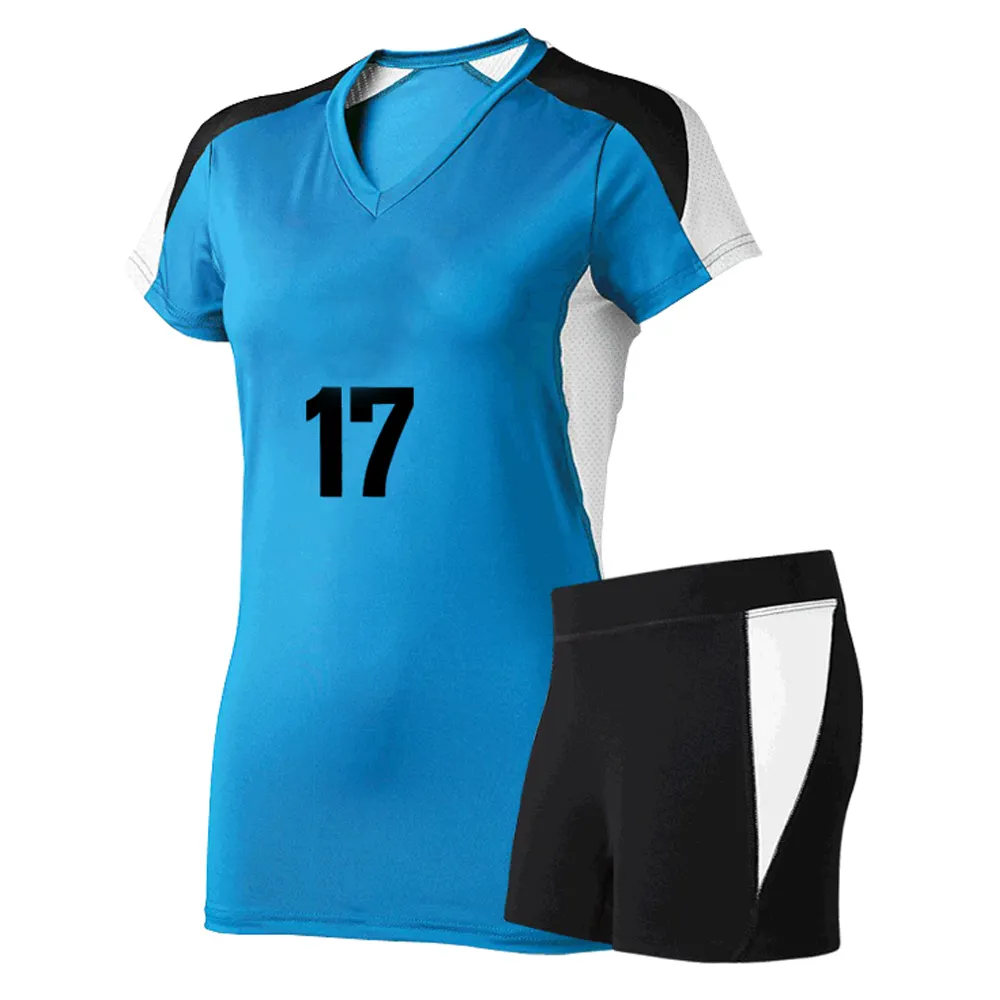 New style Volley Ball Uniform Jersey e Short personalizza completamente il nome, il numero e il logo della squadra con stampa a sublimazione sul davanti e sul retro