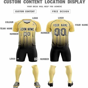 Nuevo Diseño de Conjuntos de Camisetas de Fútbol para Adultos, Equipación de Fútbol de Invierno, Ropa Deportiva y Uniformes OEM para Entrenamiento, Subido por Dress Sports - Product Image 5