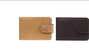 Cartera de cuero genuino de vaca hecha en la parte superior billetera de moda tarjetero Delgado cartera monedero llavero titular - Product Image 6